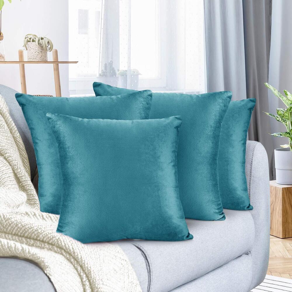 9126 Throw Pillow Covers, Cozy Velvet Decorative Outdoor Pillow Covers 16 x